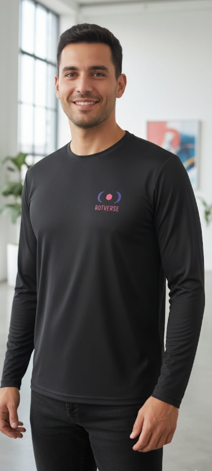 SİYAH UZUN KOL TİŞÖRT